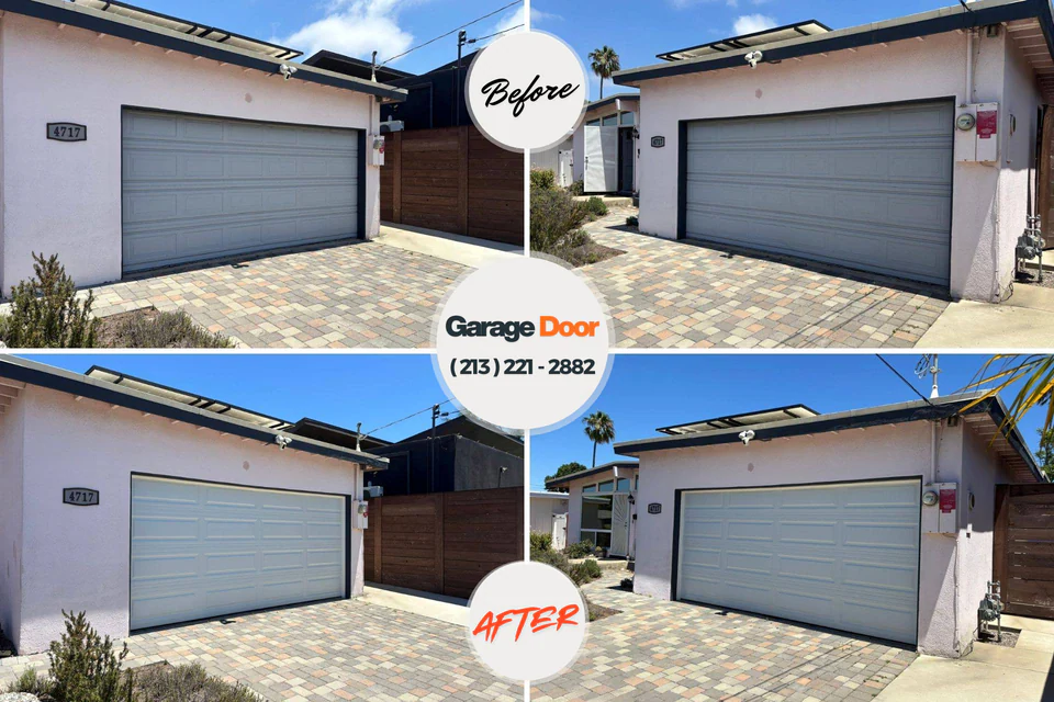 Before and after: garage door company Appleton City, MO